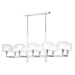 Фото 2 Люстры Crystal Lux MAESTRO SP-PL10 L1100 CHROME