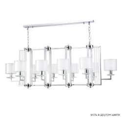 Фото Люстры Crystal Lux NICOLAS SP10 L1300 NICKEL/WHITE