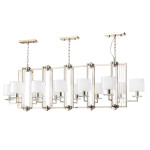 Фото 1 Люстры Crystal Lux NICOLAS SP12 L1600 GOLD/WHITE