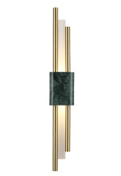 Фото Бра Crystal Lux CARTA AP6W LED GREEN/BRASS