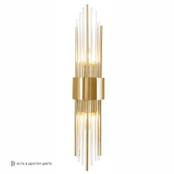 Фото Бра Crystal Lux ATENTO AP2 BRASS/TRANSPARENTE