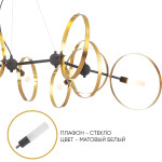 Фото 1 Люстра Crystal Lux ARMONICA SP8 BLACK/BRASS V2