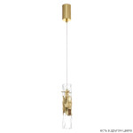 Фото Светильник подвесной Crystal Lux PRIMAVERA SP1 GOLD