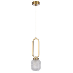 Фото Светильник подвесной Crystal Lux CAROLINA SP1 V2 BRASS