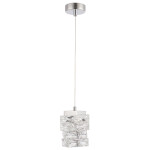 Фото 2 Подвесной светильник Crystal Lux ROLANDO SP1.1 CHROME