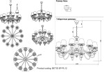 Фото 2 Люстра Crystal Lux BETIS SP-PL12