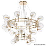 Фото Люстра Crystal Lux LUXURY SP16+8 GOLD