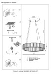 Фото 2 Люстра Crystal Lux MUSIKA SP50W LED CHROME