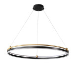 Фото 1 Люстра Crystal Lux FERNANDO SP88W LED BLACK/GOLD