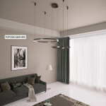 Фото 25 Люстра Crystal Lux FORTUNA SP123W LED BLACK