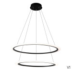 Фото 1 Люстра Crystal Lux MANZANA SP53W LED  BLACK