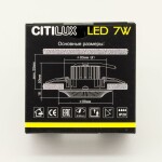 Фото 2 CLD042W1 Дзета Белый+Хром LED Св-к Встраив.