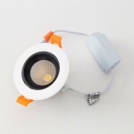 Фото 3 CLD001NW4 Альфа Бел+Черный Св-к Встр. LED 7W*3500K