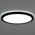 Фото 1 CL738241EL Бейсик Лайн Черный Св-к с пультом LED+RGB 30W