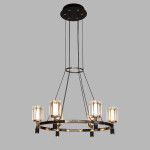 Фото 2 Люстра P0738-6A gold/black