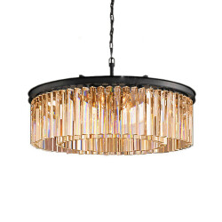 Фото Люстра Odeon 10B black/amber
