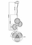 Фото 1 Подвесной светильник Maytoni MOD268PL-03G