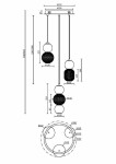 Фото 1 Подвесной светильник Maytoni MOD273PL-L33CH3K