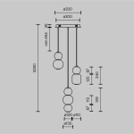 Фото 2 Подвесной светильник Maytoni MOD273PL-L33CH3K