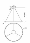 Фото 2 Подвесной светильник Maytoni MOD058PL-L54BS3K