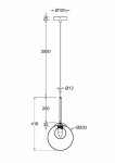 Фото 1 Подвесной светильник Maytoni MOD521PL-01G3