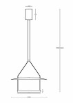 Фото 1 Подвесной светильник Maytoni MOD280PL-L23B3K