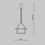 Фото 3 Подвесной светильник Maytoni MOD280PL-L23B3K