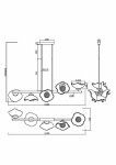 Фото 3 Подвесной светильник Maytoni MOD207PL-05BS