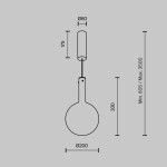 Фото 1 Подвесной светильник Maytoni MOD182PL-L4CG3K