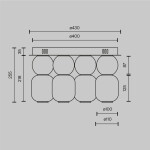 Фото 1 Потолочный светильник Maytoni MOD273CL-L60G3K