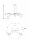 Фото 4 Подвесной светильник Maytoni MOD048PL-06G