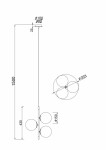 Фото 4 Подвесной светильник Maytoni MOD048PL-03G