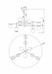 Фото 2 Подвесной светильник Maytoni MOD048PL-09G