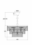 Фото 4 Подвесной светильник Maytoni MOD093PL-09BS