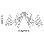 Фото 4 Потолочный светильник Maytoni MOD620CL-16B