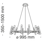 Фото 3 Подвесной светильник Maytoni MOD031PL-24B