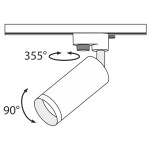 Фото 4 Трековый светильник Technical TR004-1-GU10-W