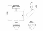 Фото 3 Трековый светильник Technical TR019-2-10W4K-B