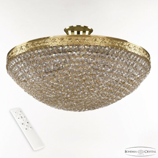 Фото Люстра светодиодная хрустальная 19321/35IV/LED-DIM G Bohemia Ivele Crystal