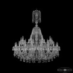 Фото Люстра хрустальная 1403/20+10/400/XL-133 Ni Bohemia Ivele Crystal