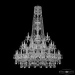 Фото Люстра хрустальная 1411/20+10+5/400/XL-155/3d Ni Bohemia Ivele Crystal