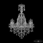 Фото Люстра хрустальная 1415/10/200/XL-76 Ni Bohemia Ivele Crystal