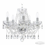 Фото Люстра 5413/5/141 Ni Clear/M-1G Bohemia Ivele Crystal