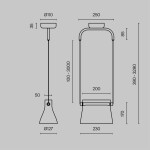 Фото 1 Подвесной светильник Maytoni MOD170PL-L8BS3K