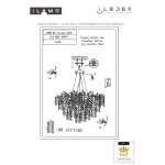 Фото 2 Подвесная люстра iLAMP Savage 8005-D600 GD