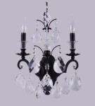 Фото 1 Бра Crystal Lux MAGNIFICO AP2 BLACK/TRANSPARENT