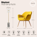 Фото 1 Напольный светильник (торшер) Maytoni MOD178FL-L11G3K