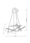 Фото 3 Подвесной светильник Maytoni MOD016PL-L80WK