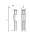 Фото 4 Настенный светильник (бра) Maytoni MOD308WL-L9GN3K