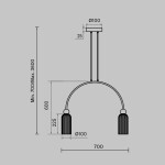 Фото 7 Подвесной светильник Maytoni MOD302PL-02W